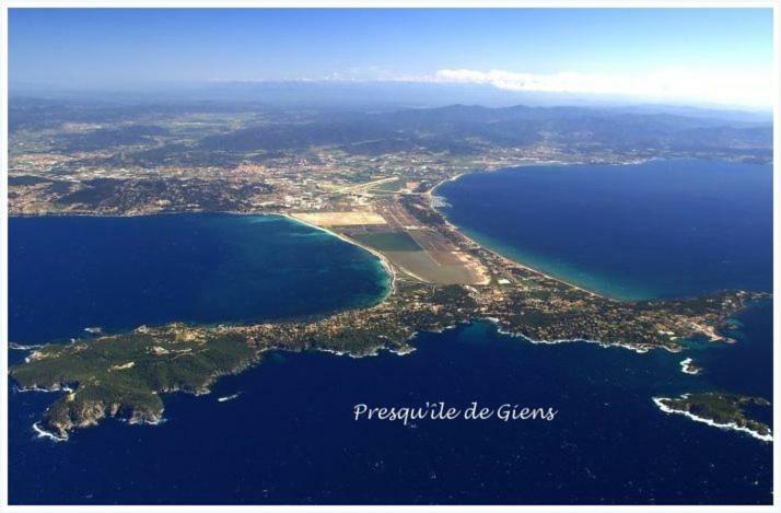 Plage A 400 M Studio Tout Confort Terrasse Clim Parking Йер Экстерьер фото
